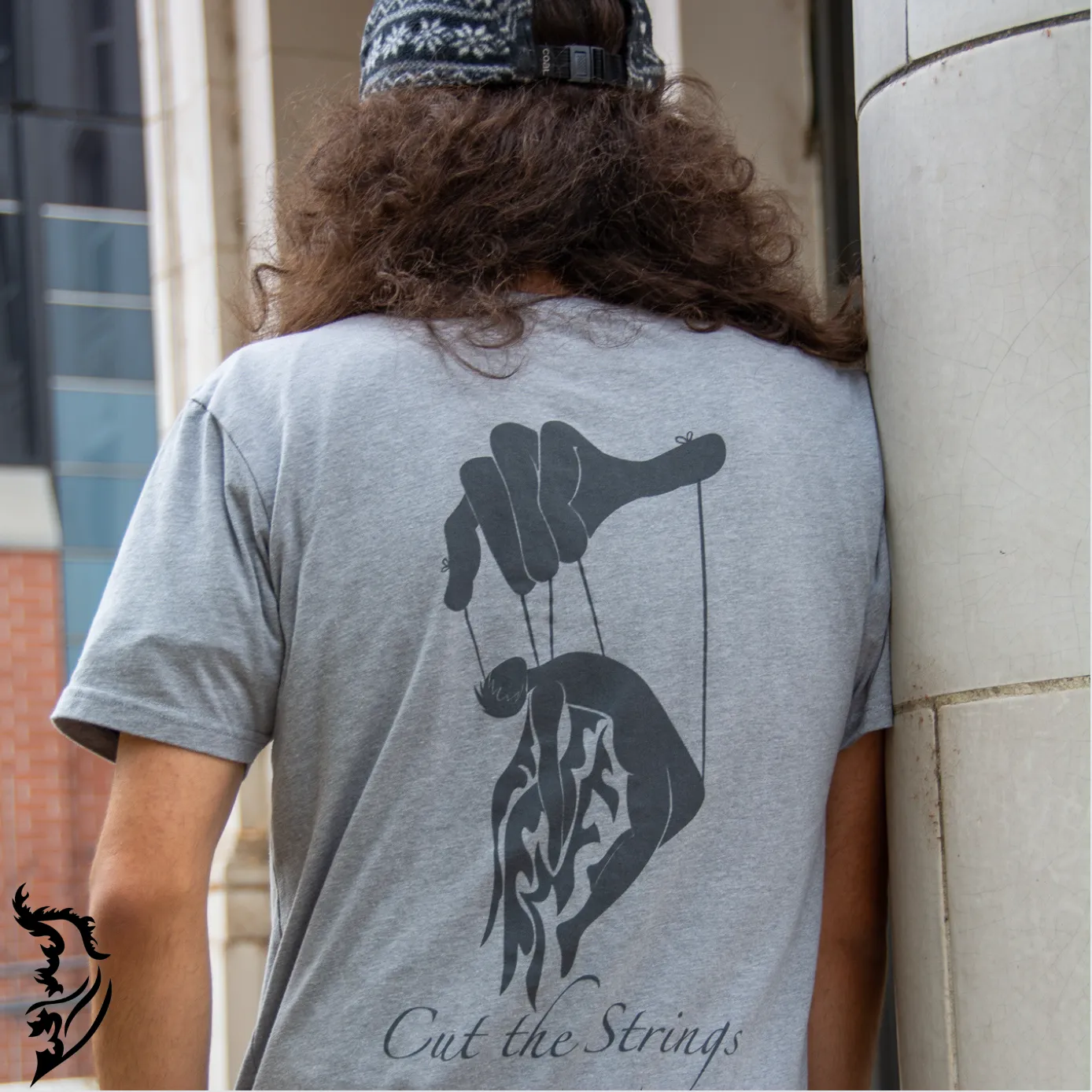 Cut the Strings Hand-drawn T-Shirt | Men's