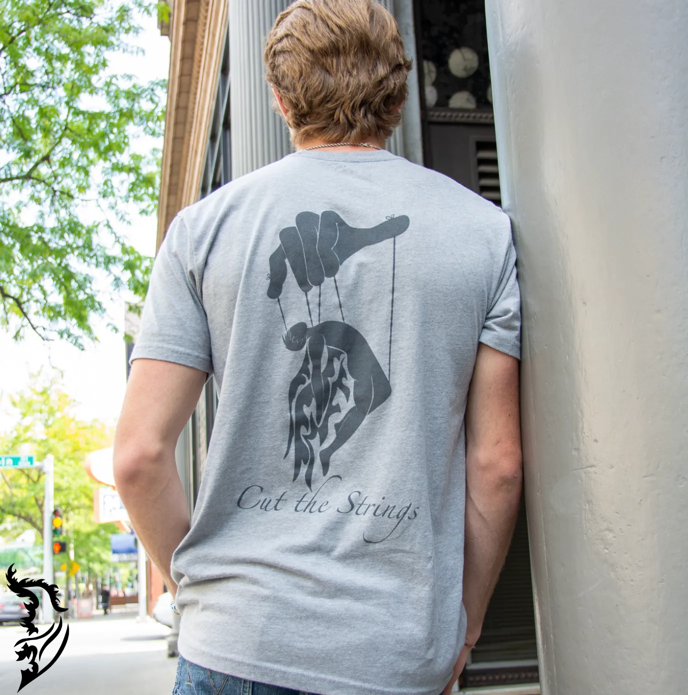 Cut the Strings Hand-drawn T-Shirt | Men's