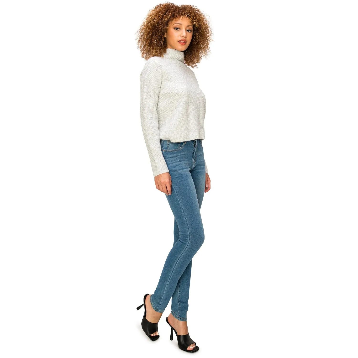 Denim Daydream Hermosa High-Rise Skinny Jeans - Medium Wash
