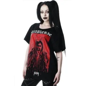 Diablerie Relaxed Top | Black Super Soft Superior Cotton