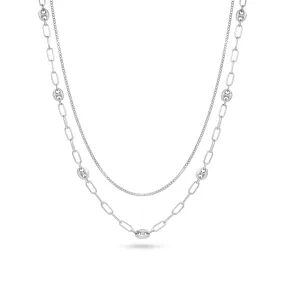 Double Layered Chain Necklace