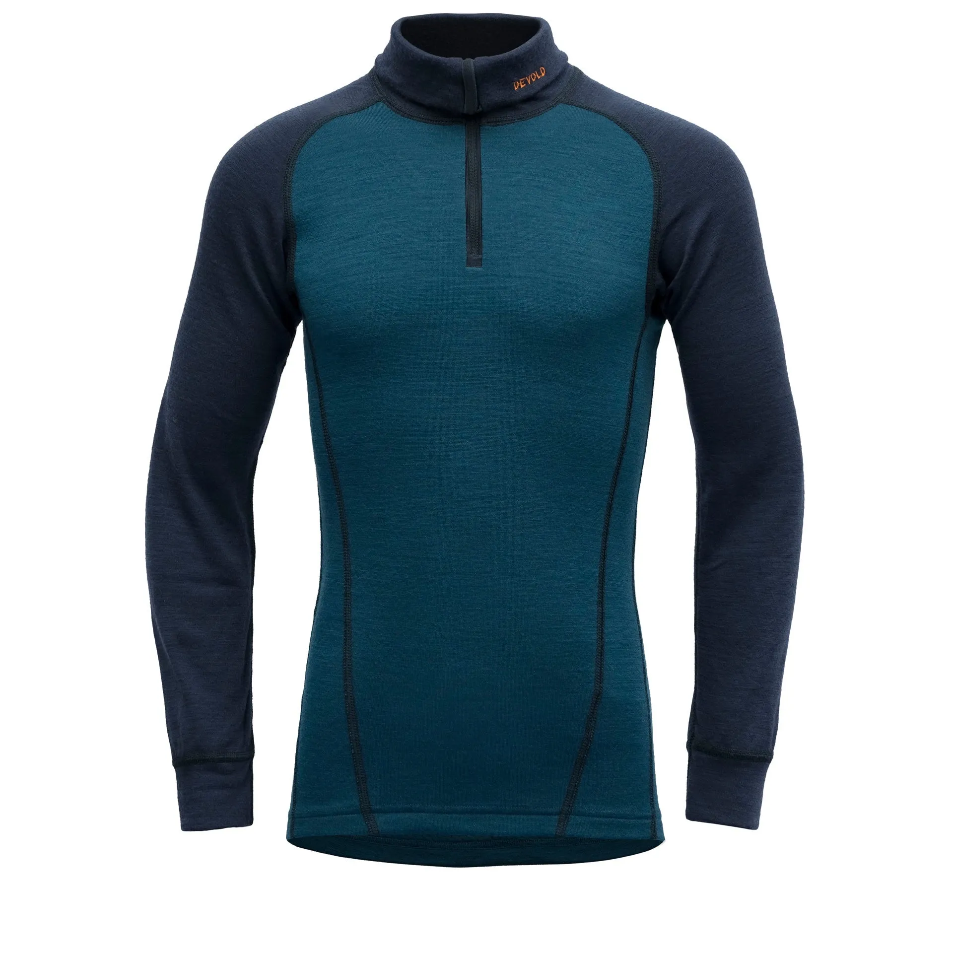DUO ACTIVE JUNIOR ZIP NECK  INK