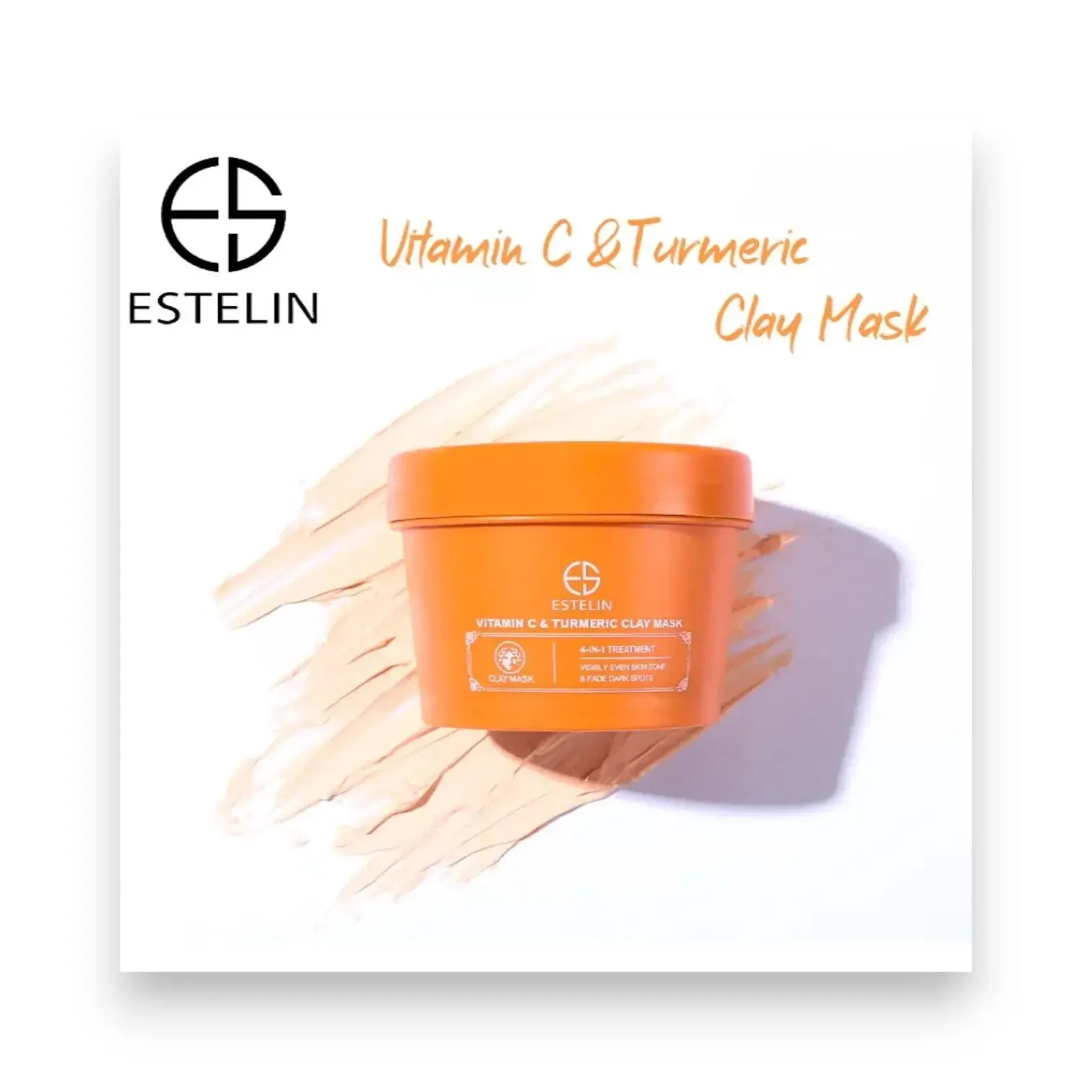 Estelin Vitamin C and Turmeric Clay Mask 100g
