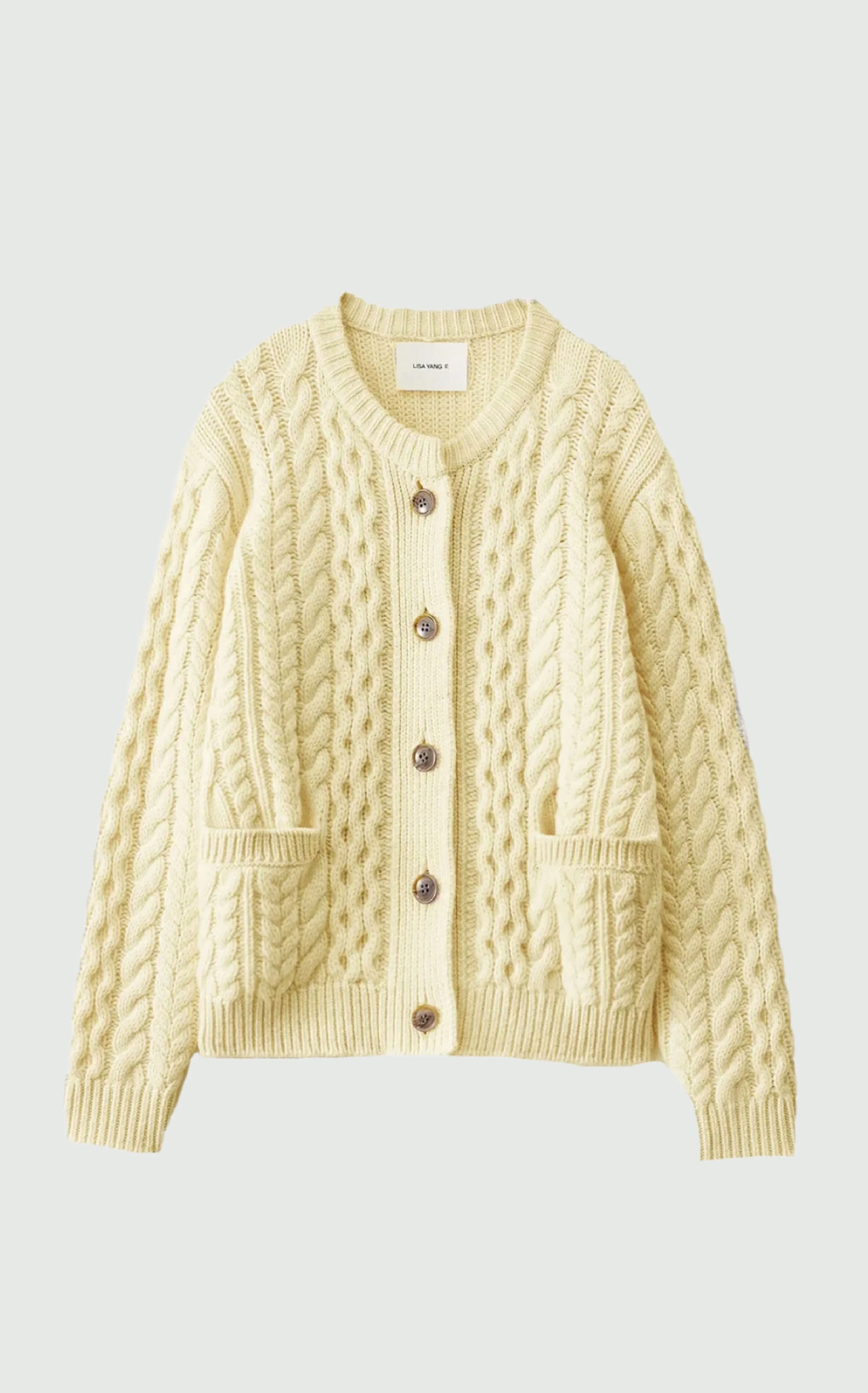HARRIETT Cardigan - Lemon Sorbet