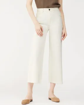 Hepburn Wide Leg Ankle Vintage Eggshell