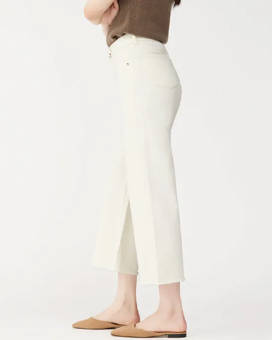 Hepburn Wide Leg Ankle Vintage Eggshell