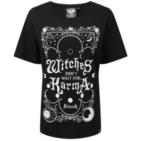 Karma Top | Oversized Scoop Neck Soft Cotton Black & White Woman's Tee