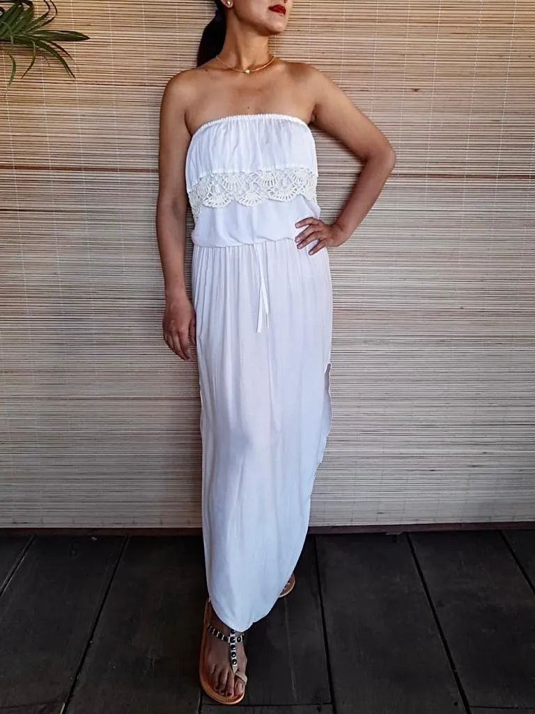 LONG SKIRT KENZA in Black or White