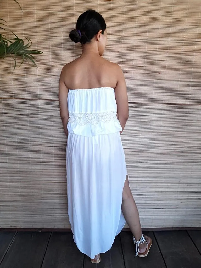 LONG SKIRT KENZA in Black or White