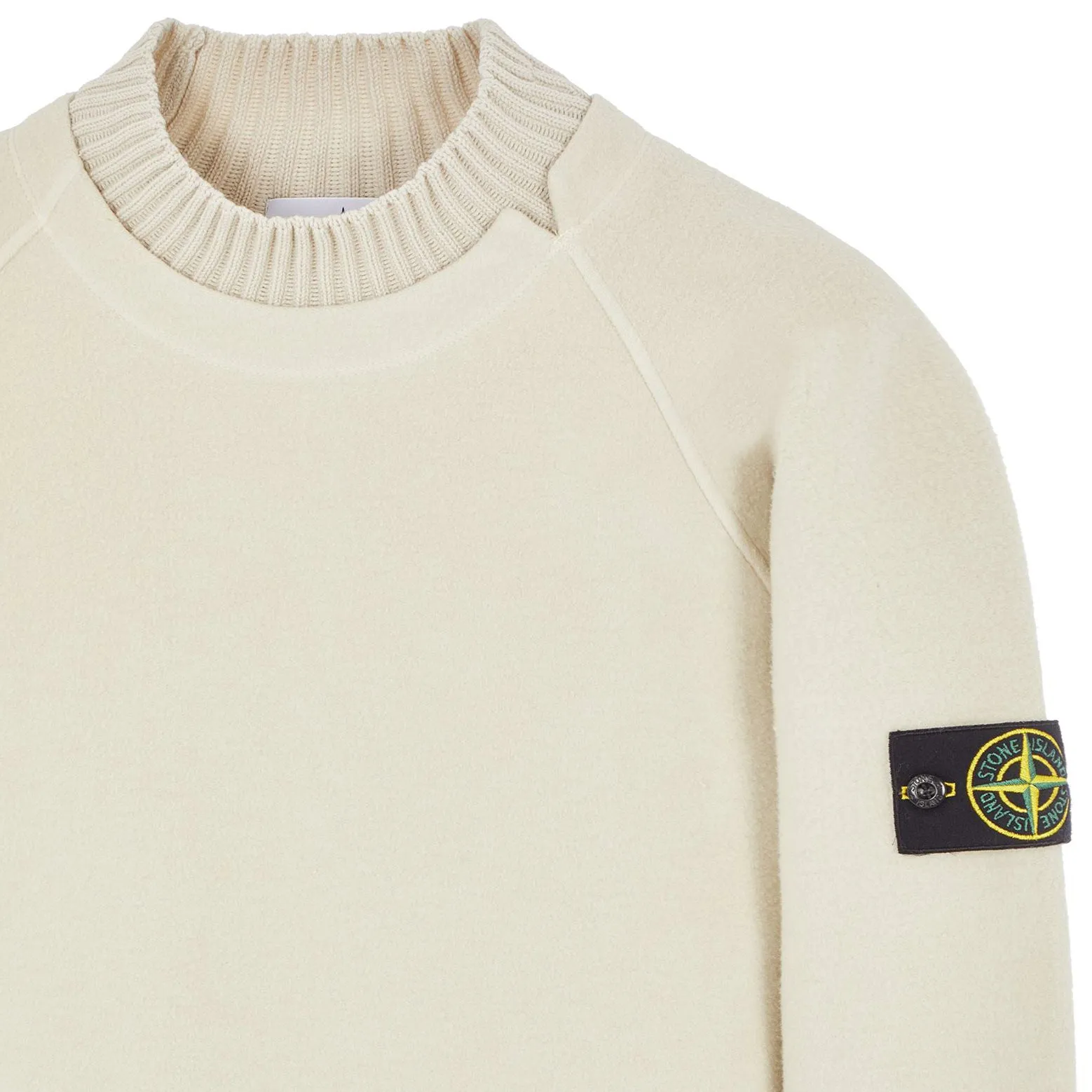 Mock Neck Fleece Sweatshirt