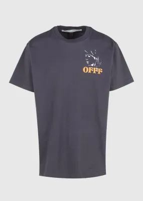 OFF-WHITE: WOMAN PORTRAIT TEE [BLACK]