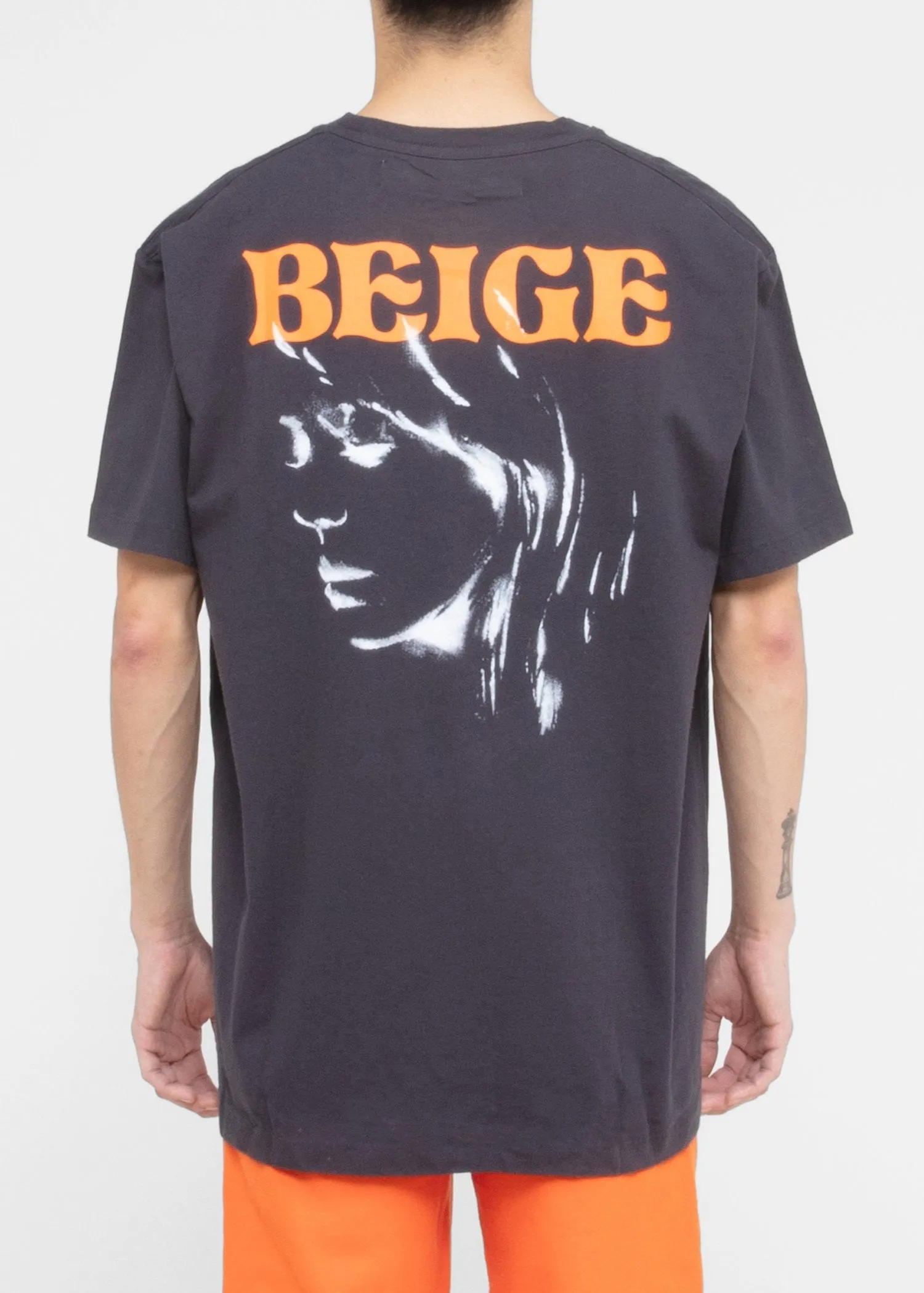 OFF-WHITE: WOMAN PORTRAIT TEE [BLACK]