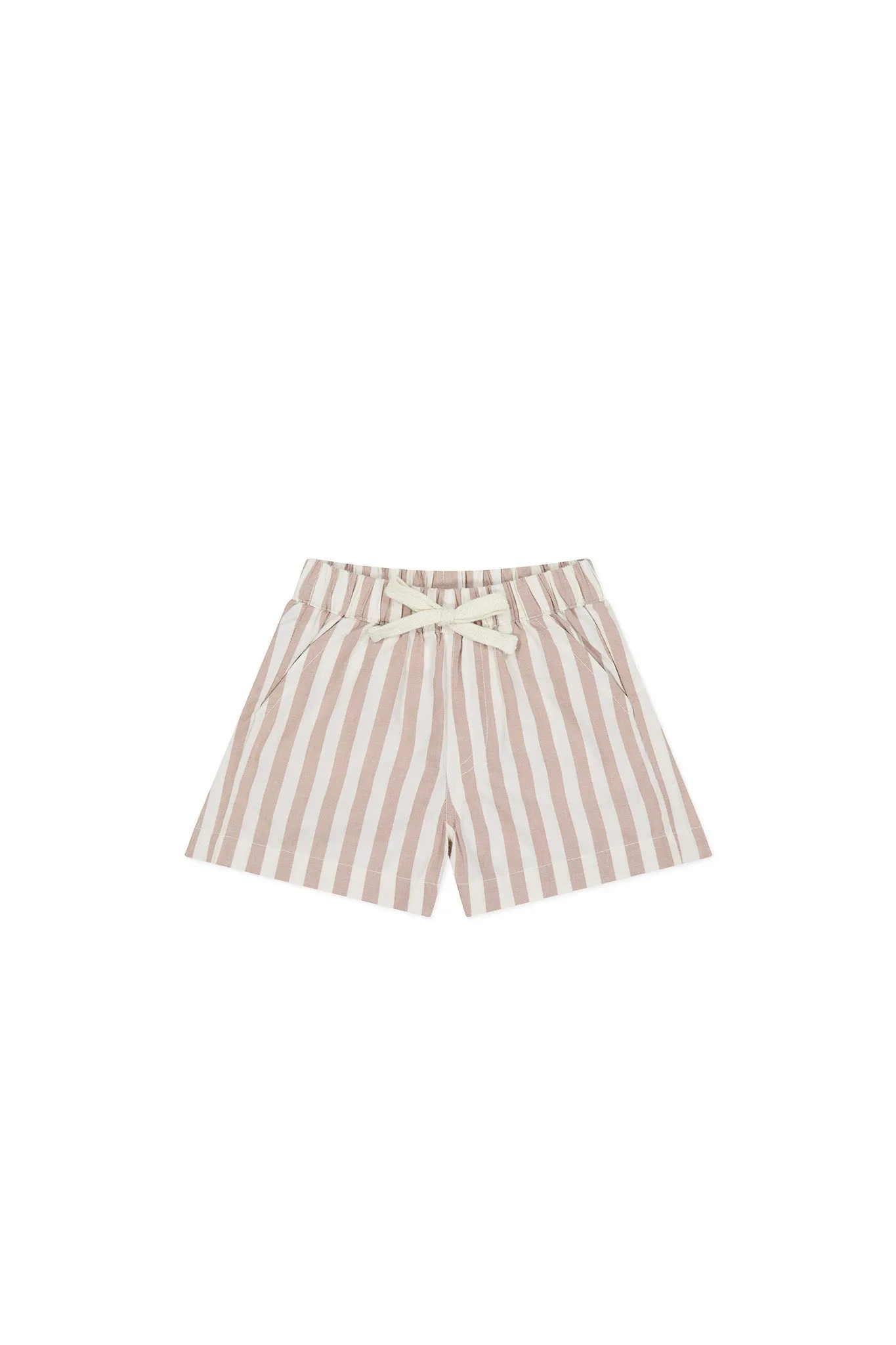 Organic Cotton Louis Short - Vertical Stripe Tiger/Cloud