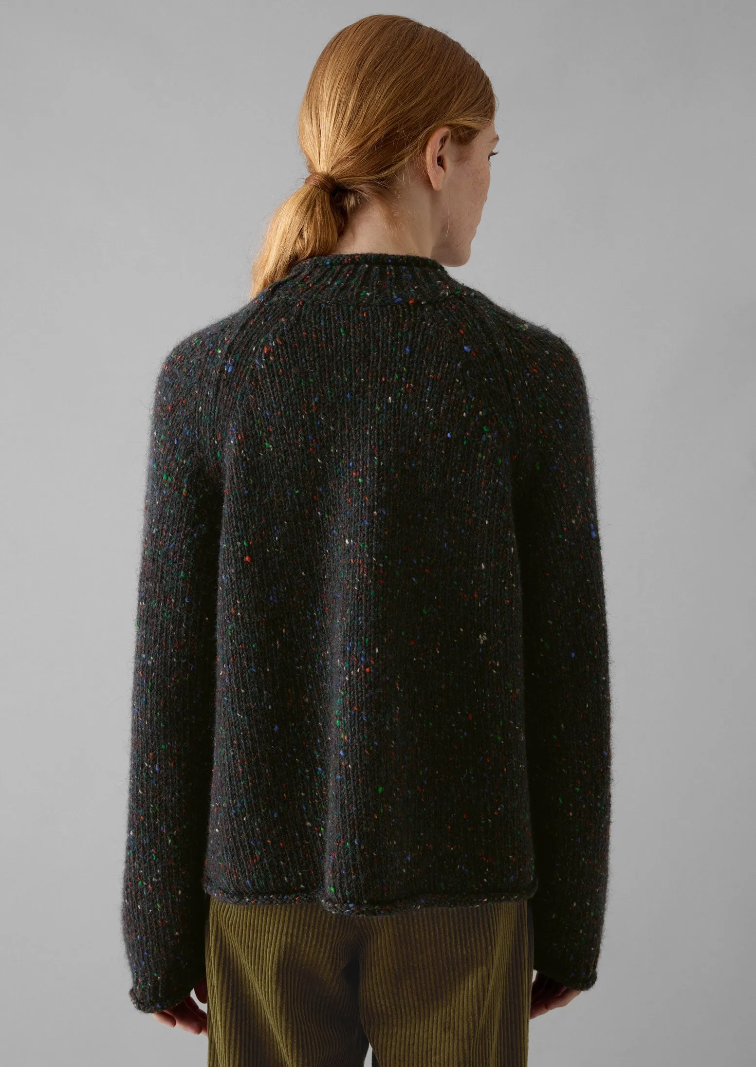 Orla Donegal Wool Sweater in Galaxy Colorway - Cozy and Stylish Knitwear for Every Season