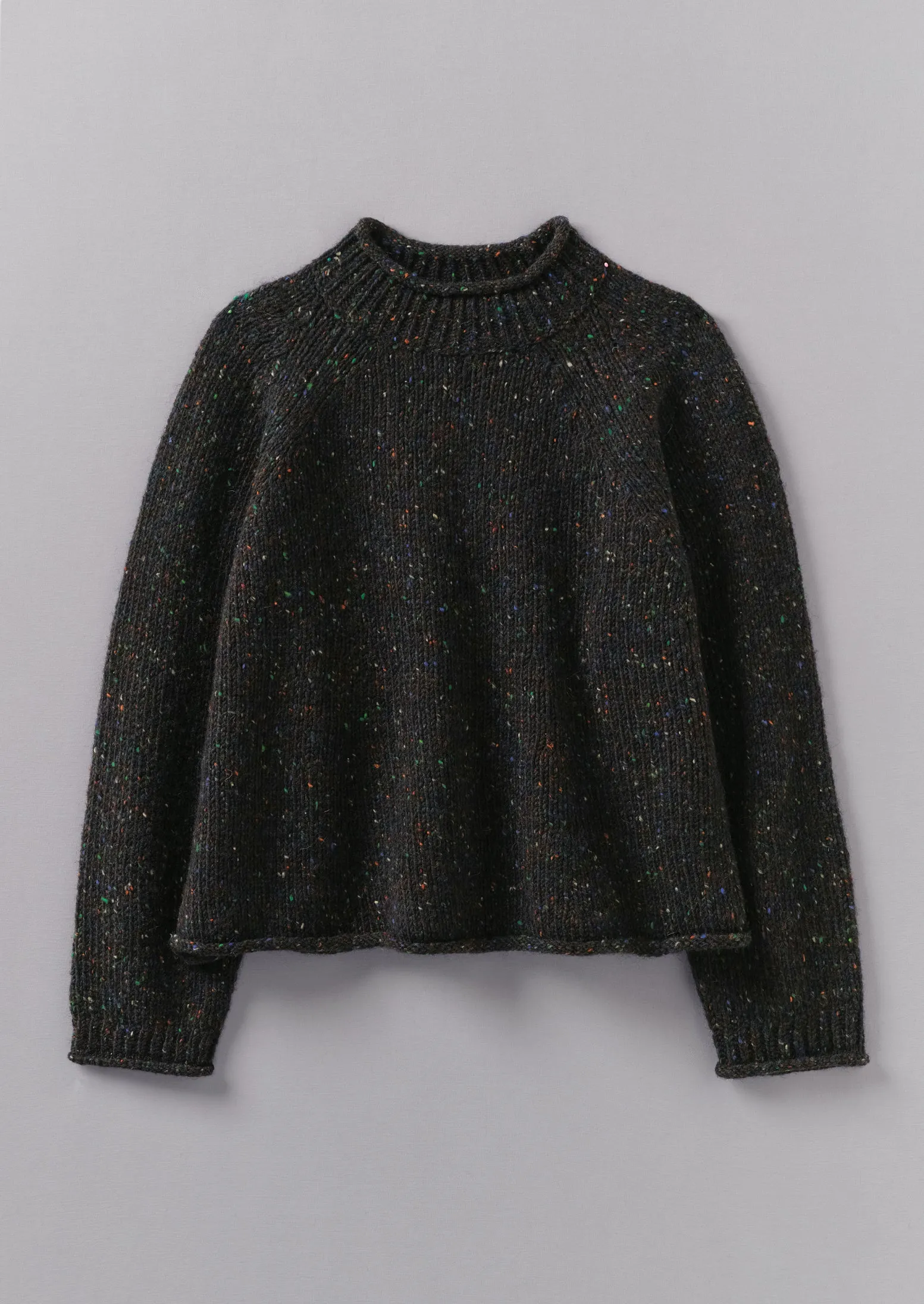 Orla Donegal Wool Sweater in Galaxy Colorway - Cozy and Stylish Knitwear for Every Season