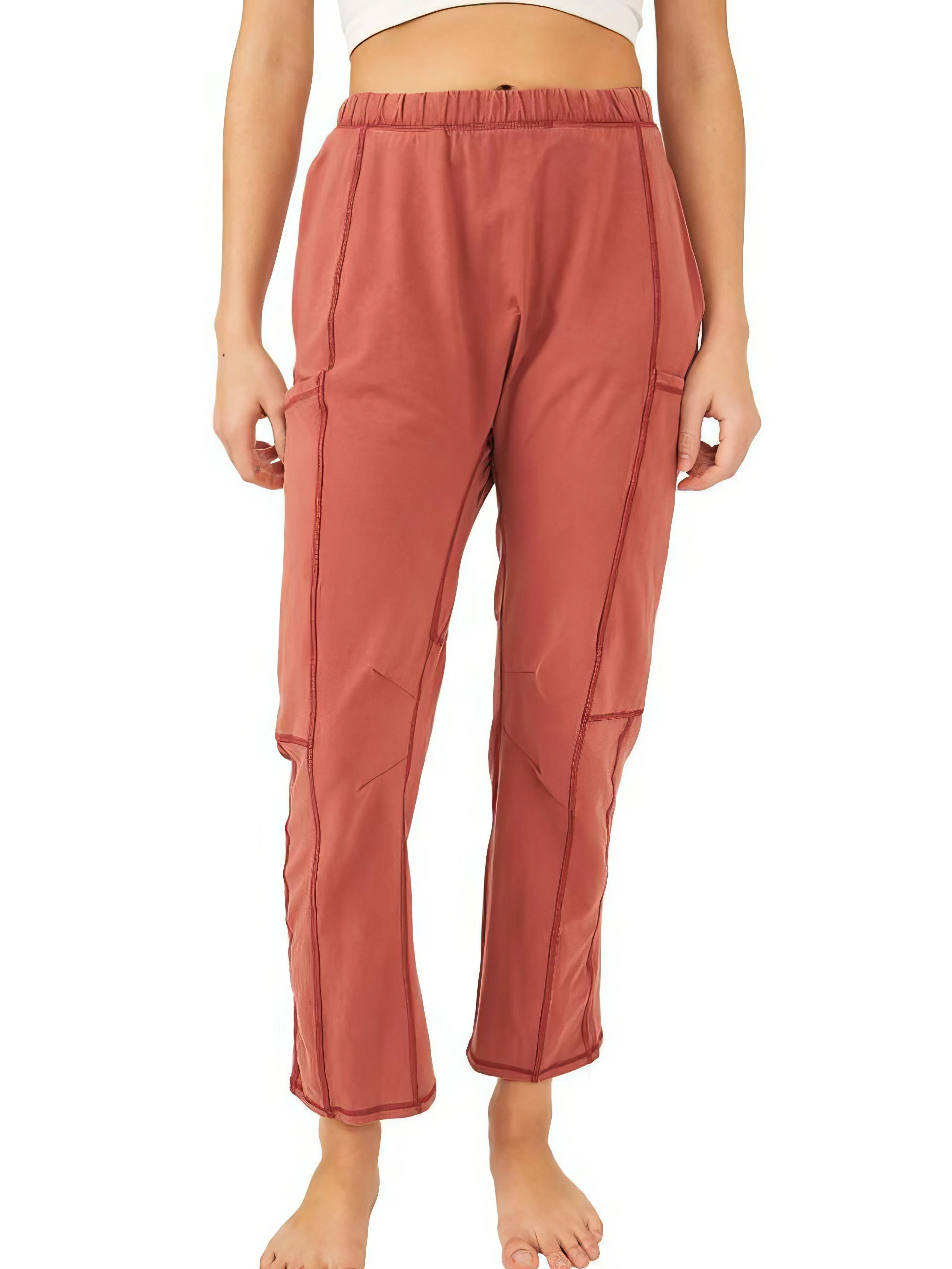 Pants Loose Pocket Zipper Casual Pants for Women