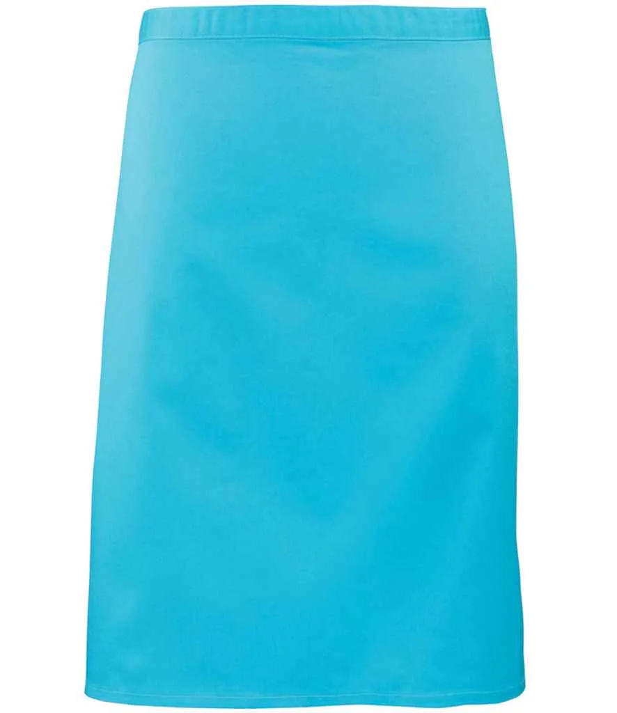 Premier 'Colours' Mid Length Apron | Turquoise Blue