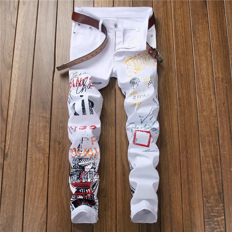 Printed Jeans