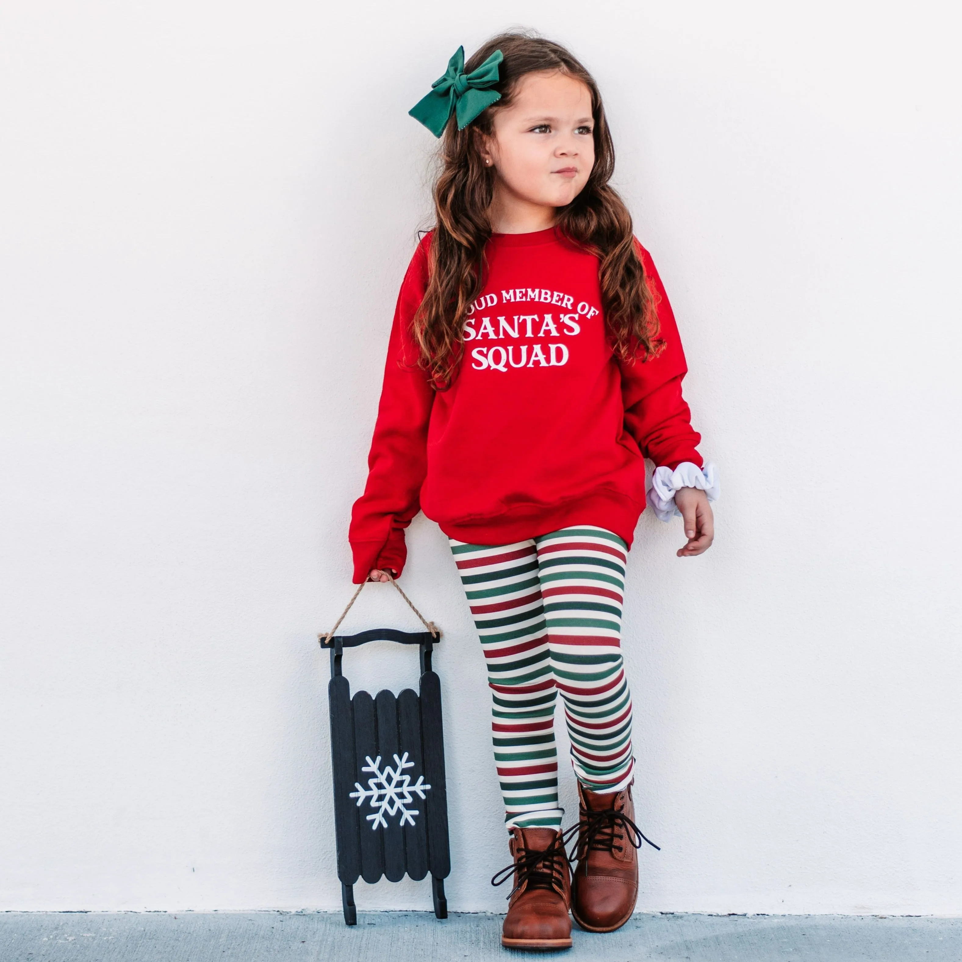 Santa's Squad | Kids Pullover Sweatshirt