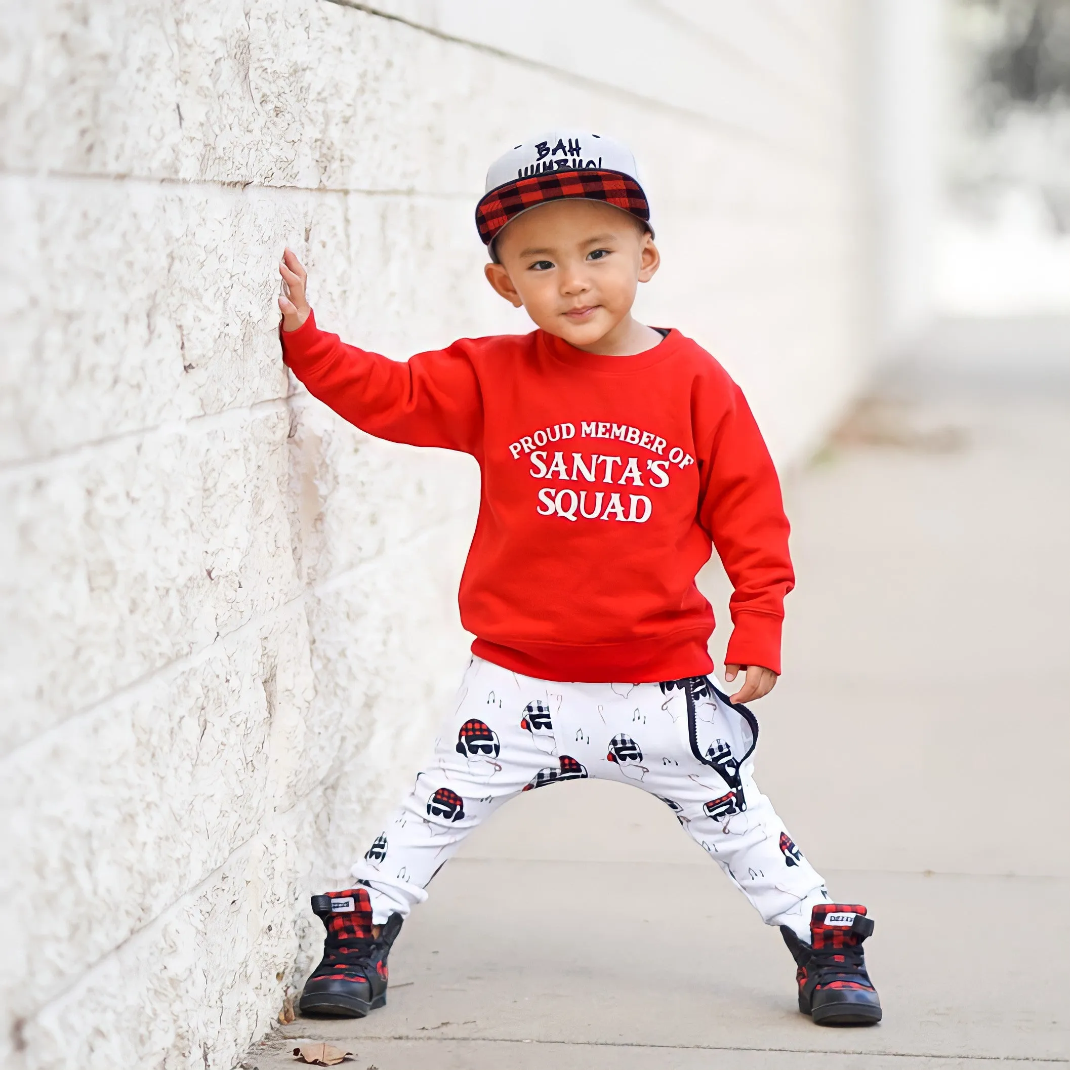 Santa's Squad | Kids Pullover Sweatshirt