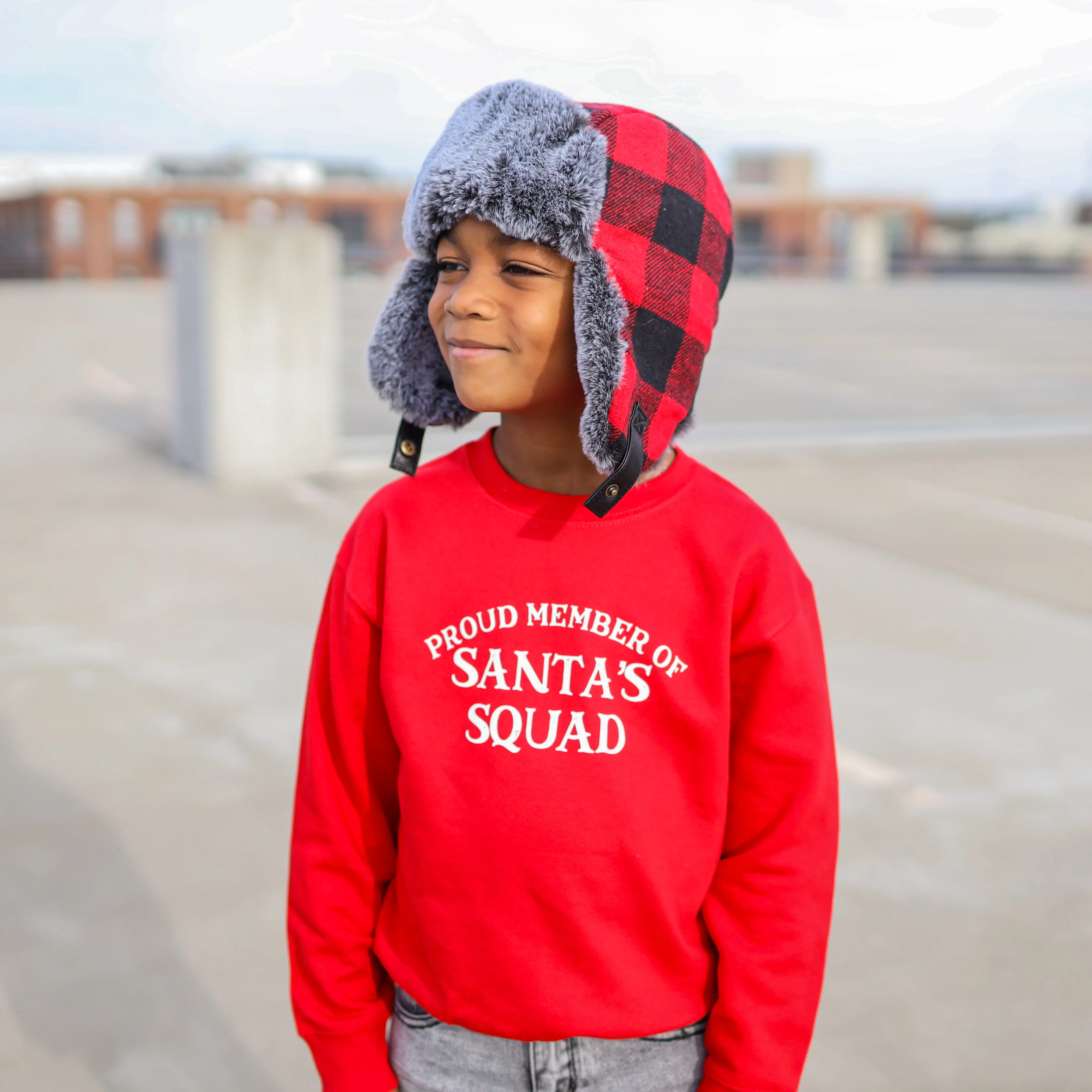 Santa's Squad | Kids Pullover Sweatshirt