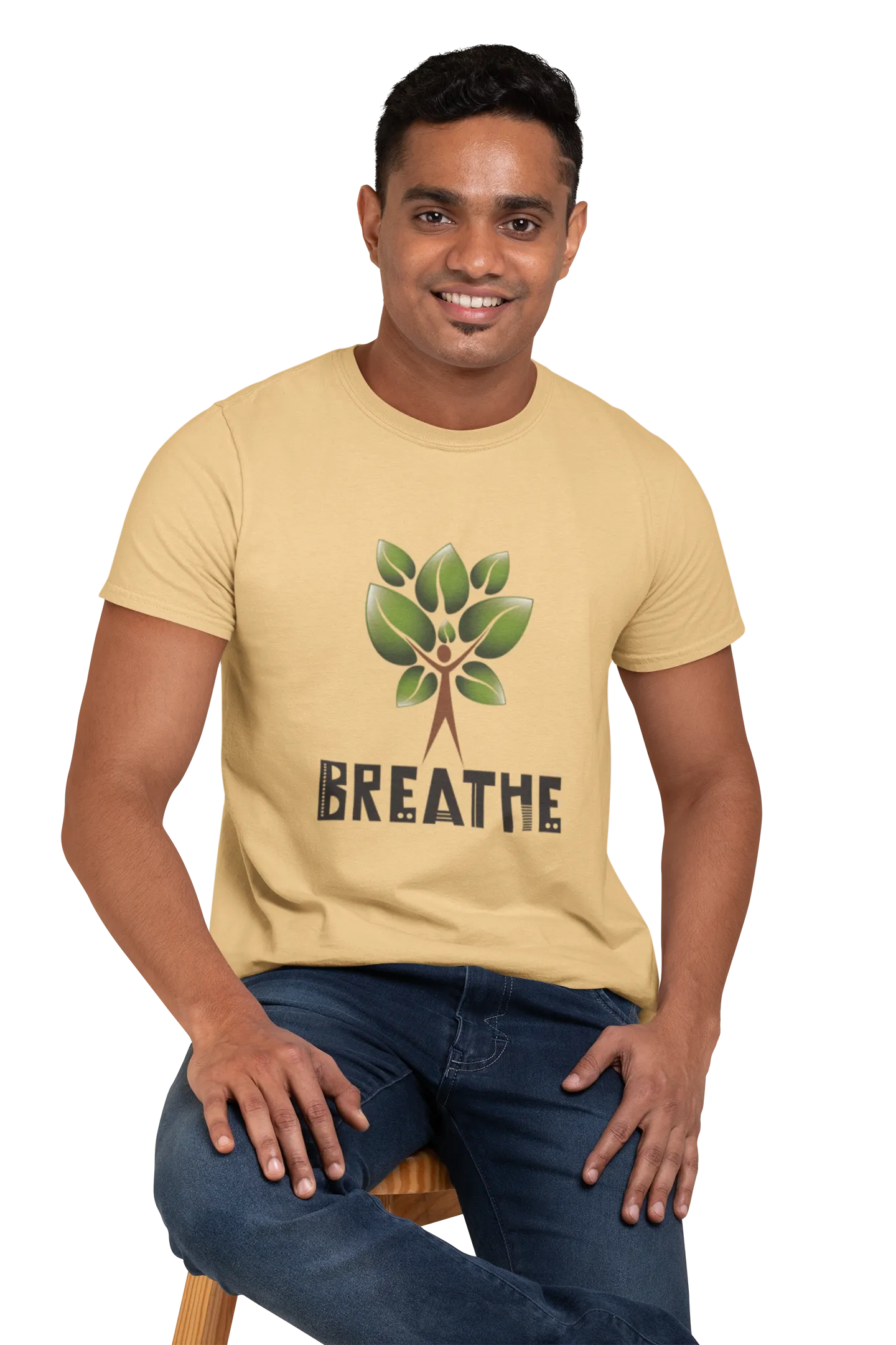 Tree of Life Yoga Quote Men's T Shirt D26