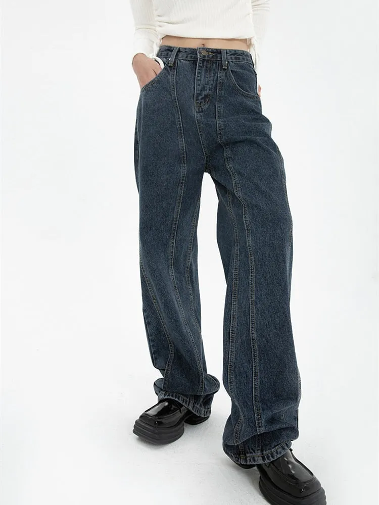 Vintage Straight Baggy Denim Pants