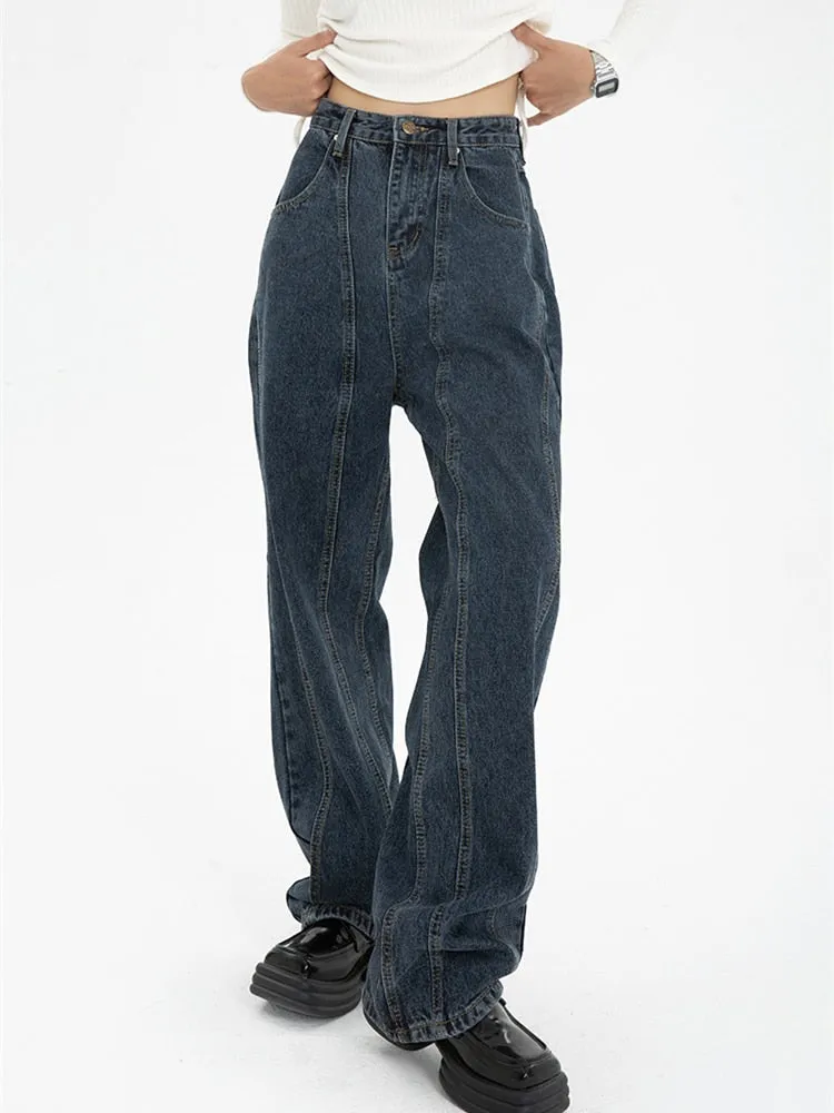 Vintage Straight Baggy Denim Pants